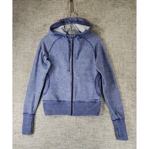 Patagonia Cloud Stack Full Zip Hoodie Sweatshirt Womens S Heathered Purple Nice!